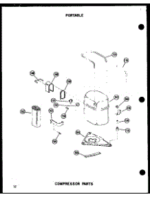 02 - Compressor Parts parts for Amana Air Conditioner 6SPMW / P5497213R from AppliancePartsPros.com
