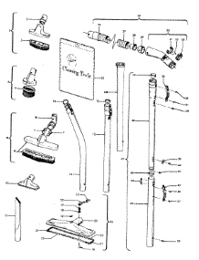 02 - Cleaningtools parts for Hoover Vacuum 704 from AppliancePartsPros.com