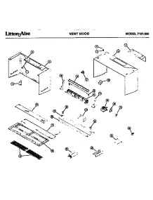 02 - Vent Hood parts for Amana Microwave 7121.000 from AppliancePartsPros.com