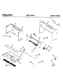 02 - Vent Hood parts for Amana Microwave 7154.000 from AppliancePartsPros.com