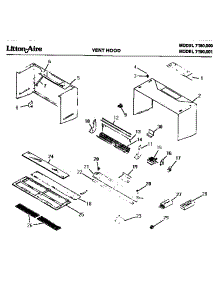 02 - Vent Hood parts for Amana Microwave 7190.000 from AppliancePartsPros.com