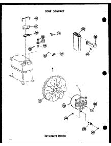 05 - Interior Parts parts for Amana Air Conditioner 7-2MW / P5497428R from AppliancePartsPros.com