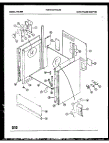 03 - Oven Frame Section parts for Amana Range 773.000 from AppliancePartsPros.com