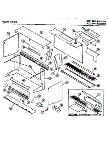 02 - Vent Hood parts for Amana Microwave 8021.004 from AppliancePartsPros.com