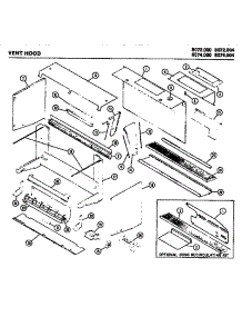 02 - Vent Hood parts for Amana Microwave 8074.004 from AppliancePartsPros.com