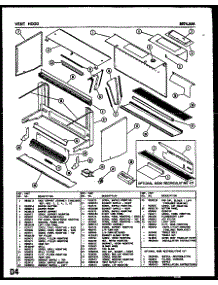 02 - Vent Hood parts for Amana Microwave 8074.A04 from AppliancePartsPros.com