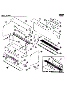 02 - Vent Hood parts for Amana Microwave 8090.000 from AppliancePartsPros.com