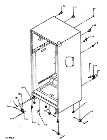 08 - Rollers And Drain Tube parts for Amana Refrigerator 85375 / P1117206W E from AppliancePartsPros.com