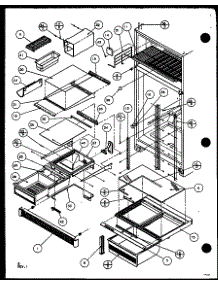 03 - Page 3 parts for Amana Refrigerator 86861W / P1116901W W from AppliancePartsPros.com