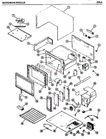 04 - Page 1 parts for Amana Microwave 876.A from AppliancePartsPros.com