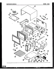 04 - Page 1 parts for Amana Microwave 876.B from AppliancePartsPros.com