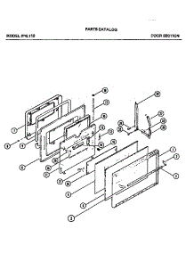02 - Door Section parts for Amana Range 880.110 from AppliancePartsPros.com