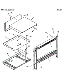 02 - Trim And Ducting parts for Amana Range 890.000 from AppliancePartsPros.com