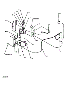 02 - Compressor & Tubing Assy parts for Amana Air Conditioner 8P5A / P9931519R from AppliancePartsPros.com