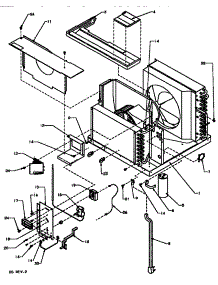 03 - Control Panel & Miscellaneous parts for Amana Air Conditioner 8P5A / P9931519R from AppliancePartsPros.com