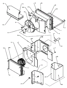 03 - Evap, Condenser, Insul & Air Flow System parts for Amana Air Conditioner 8QZ21TA / P1179903R from AppliancePartsPros.com
