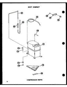 02 - Compressor Parts parts for Amana Air Conditioner 9-2MW / P5497422R from AppliancePartsPros.com