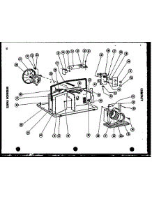 02 - Compact Interior Parts parts for Amana Air Conditioner 9-3G / P5439021R from AppliancePartsPros.com