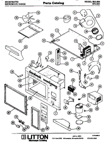 05 - Microwave Module parts for Amana Microwave 955.000 from AppliancePartsPros.com
