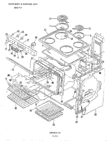 02 - Top Assembly parts for Admiral Range 958WF-CLW from AppliancePartsPros.com