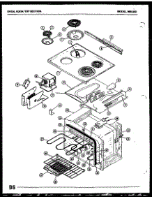 03 - Oven parts for Amana Range 969.003 from AppliancePartsPros.com