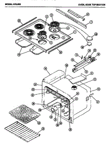 03 - Oven parts for Amana Range 970.002 from AppliancePartsPros.com
