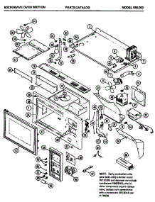 05 - Page 1 parts for Amana Microwave 980.000 from AppliancePartsPros.com