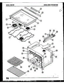03 - Oven parts for Amana Range 980.002 from AppliancePartsPros.com
