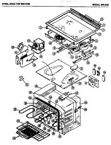 05 - Oven, Cook Top parts for Amana Microwave 980.003 from AppliancePartsPros.com