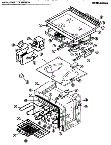 03 - Oven parts for Amana Microwave 989.003 from AppliancePartsPros.com