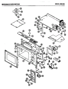 05 - Page 1 parts for Amana Microwave 989.003 from AppliancePartsPros.com