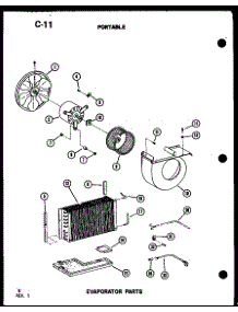 05 - Portable Evap Parts parts for Amana Air Conditioner 9P2SPML / P5497233R from AppliancePartsPros.com