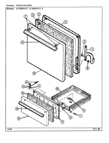 03 - Door / Drawer parts for Admiral Range A1100PRA-K from AppliancePartsPros.com