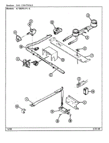 02 - Control System (A1100pr-K) parts for Admiral Range A1100PRW-K from AppliancePartsPros.com