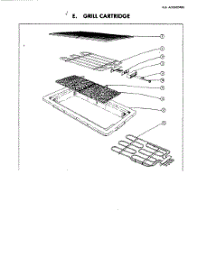 03 - Grill Cartridge parts for Jenn-Air Cartridge A111 from AppliancePartsPros.com