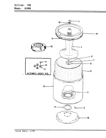 10 - Tub (Rev. E-G) parts for Hoover Washer A1408 from AppliancePartsPros.com