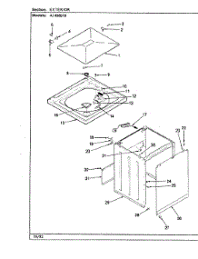 03 - Exterior (Rev. G-J) parts for Hoover Washer A1408010 from AppliancePartsPros.com