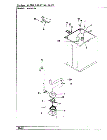 06 - Water Carrying (Rev. G-J) parts for Hoover Washer A1408010 from AppliancePartsPros.com