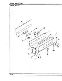 04 - Control Panel (Rev. E) parts for Hoover Washer A1410 from AppliancePartsPros.com