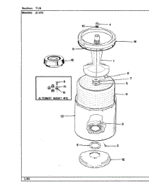 10 - Tub (Rev. E) parts for Hoover Washer A1410 from AppliancePartsPros.com
