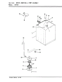 11 - Water Carrying (Orig. - Rev. D) parts for Hoover Washer A1410 from AppliancePartsPros.com