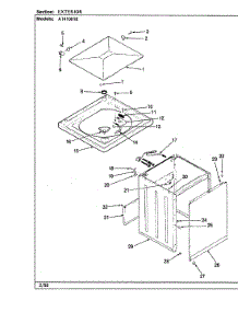 03 - Exterior (Rev. F) parts for Hoover Washer A1410010 from AppliancePartsPros.com