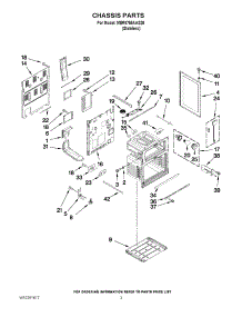 03 - Chassis Parts parts for Maytag Range MER6755AAS26 from AppliancePartsPros.com