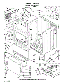 02 - Cabinet Parts parts for Maytag Dryer MDG17PDAXW1 from AppliancePartsPros.com