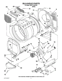 03 - Bulkhead Parts parts for Maytag Dryer MDE17CSAGW0 from AppliancePartsPros.com