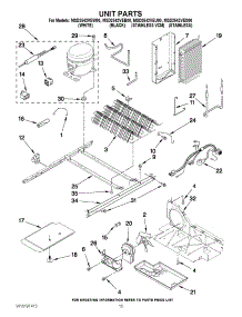09 - Unit Parts parts for Maytag Refrigerator MSD2542VEW00 from AppliancePartsPros.com