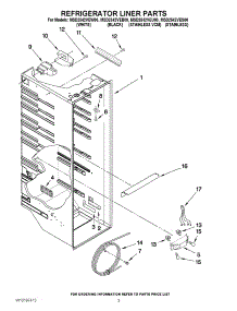 02 - Refrigerator Liner Parts parts for Maytag Refrigerator MSD2542VEU00 from AppliancePartsPros.com