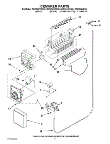 10 - Icemaker Parts parts for Maytag Refrigerator MSD2542VEU00 from AppliancePartsPros.com