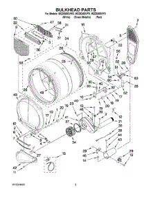03 - Bulkhead Parts parts for Maytag Dryer MGDE500VW0 from AppliancePartsPros.com