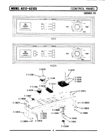 05 - Control Panel parts for Maytag Washer A212 from AppliancePartsPros.com